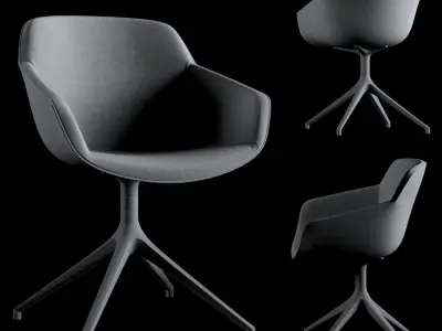 Dining chair Vienna BoConcept 3D model