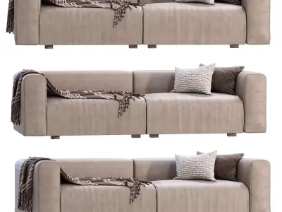 Sofa Mags Leather 3D model