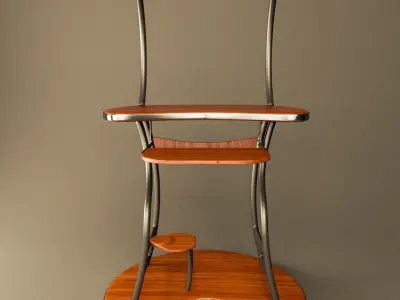 PC Desktop Computer Table Free 3D model