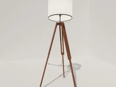 Tripod lamp 3D model
