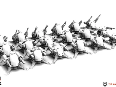 Feudal Guard - Defense Turret 3D print model