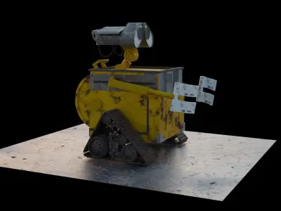 Wall-e wall e robot 3D model