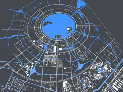 Cityscape Dishui  Shanghai 3D model