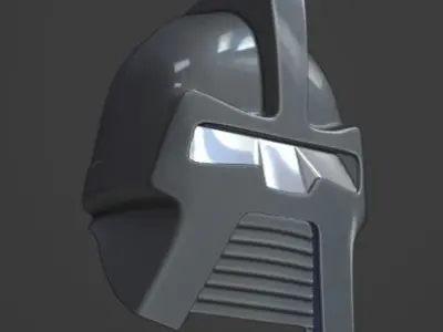 Cylon Helmet BattleStar Galactica 1978- only Helmet 3D print model