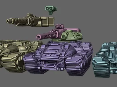 Chasovoy MK II - Medium Tank 3D print model