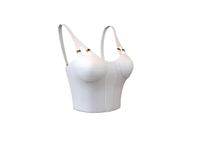 Bra Top v1 003 Low-poly 3D model