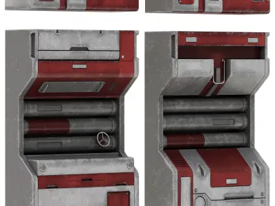 Sci-Fi elements 1 3D model