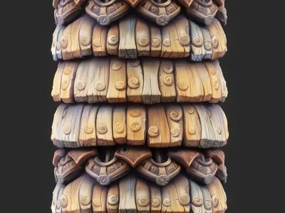 Stylized Roof Seamless Texture  Texture