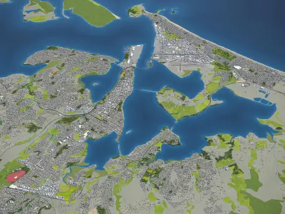 Tauranga Low-poly 3D model