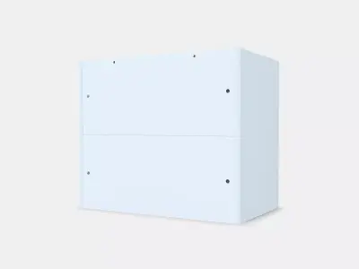 NORDLI Modular chest of 3 drawers 2 Low-poly 3D model