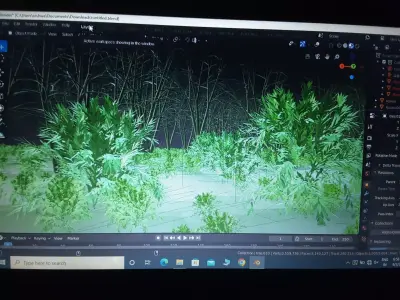 FOREST Low-poly 3D model