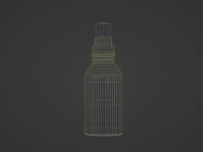 Perfume Bottle Mockup 3D model