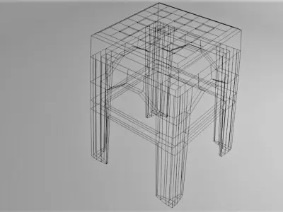 Stool 2 3D model