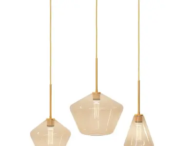 Pendant Light Glass Simplelighting Pendantceiling 3D model