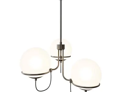 Aeron 40 Pendant White - Nordlux Free 3D model