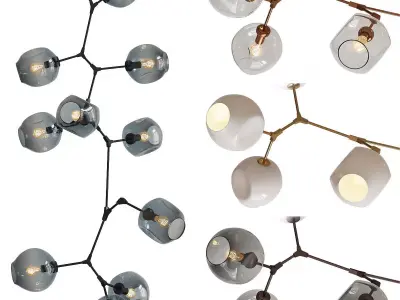 BRANCHING BUBBLES BB 10 Low-poly 3D model