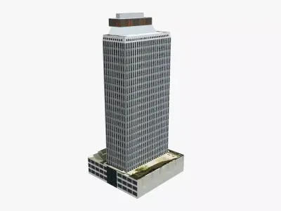 344 Queen Street Low-poly 3D model