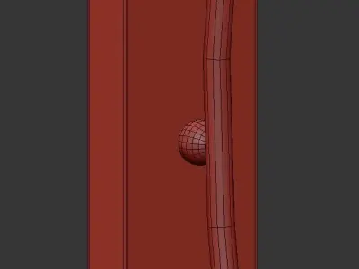 Grote wandlamp 3D model