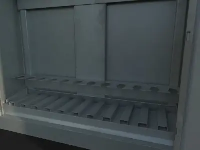 Weapon Shelf Low poly Low-poly 3D model