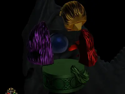 Demiguise Moon Lamp - Harry Potter Hogwarts Legacy 3D print model