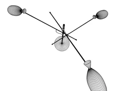 Modern Classic Designer Control Brand Duke Floor Lamp 3D model