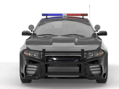  Generic Police Car 02 