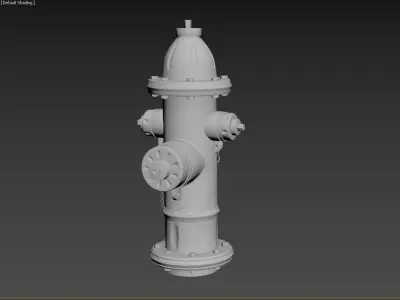 Fire hydrant 3D model 38