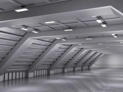 Sci Fi Underground Walkway  3D model