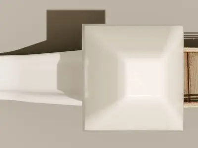 Playground castle with a slide Low-poly 3D model