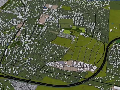 Budapest City of Hungary Europe Low-poly 3D model