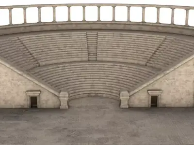 Ancient Amphitheater 3D model