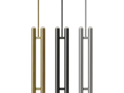 Ebell 2 light pendant by Kelly Wearstler 3D model