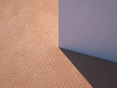 Red brick paving Texture