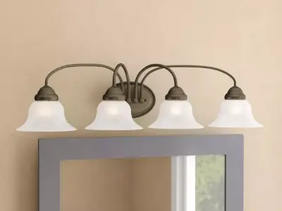 Nicolas 4 - Light Dimmable Vanity Light - 3 Colour 3D model