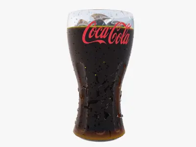 Coca-Cola Glass 3D model