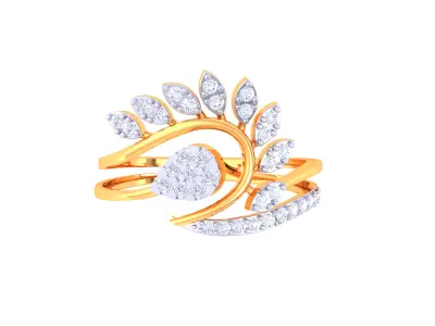 Women Ring MTL 3dm STL OBJ FBX Details 3D print model order