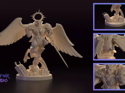 Angel Warrior 3D print model