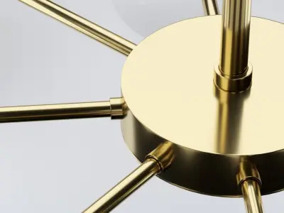 hudson valley lighting astoria chandelier  3D model