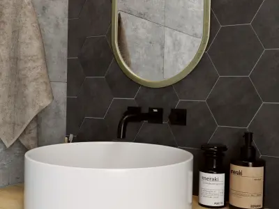 Bathroom 07 3D model