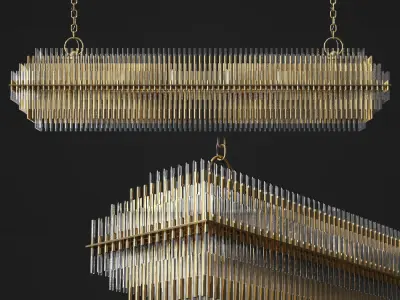 Restorationhardware Emile Chandelier Collection  3D model