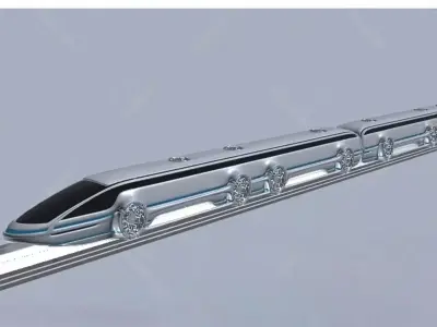 Concept Train 3D model