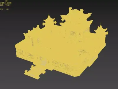courtyard  3D model