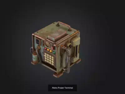 Retro Tech Relics 3D Model Pack