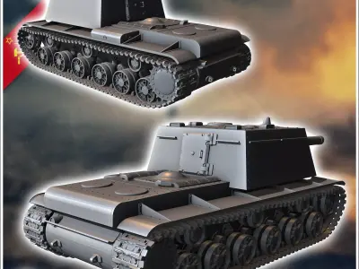 ZiK-20 - Soviet army WW2 Second World East front Ostfront RPG Mi 3D print model