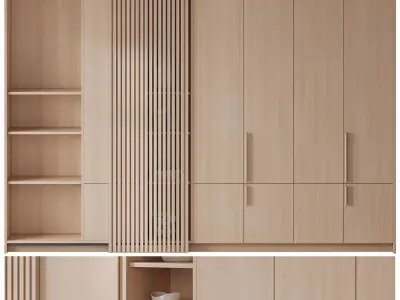 52 Wardrobe Composition 3D model