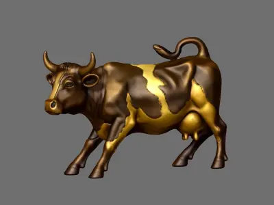 Wall Street  Cow decorative statue 3D print model