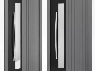 Interior Doors 3d model  Low-poly 3D model