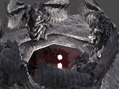 Blood Stone Floor design  3D model