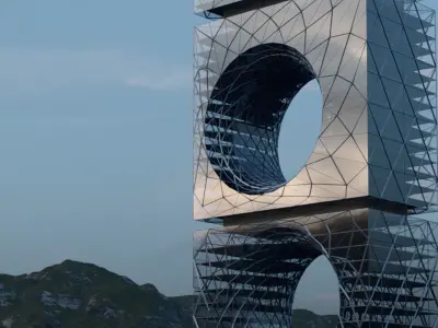 Future building 04 3D model