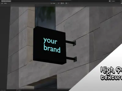 Brand Board -  Archviz Ready for Render 3D model